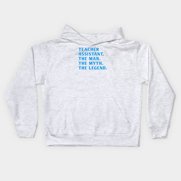 Teacher Assistant Kids Hoodie by BlackMeme94